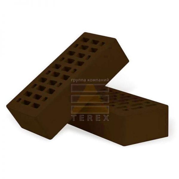 Кирпич лицевой Terex Какао гладкий одинарный