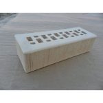 Кирпич лицевой ЛСР клинкер «Неаполь» белый тростник