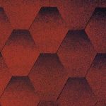 Гибкая черепица Tegola Nordland Нордик Красный с отливом