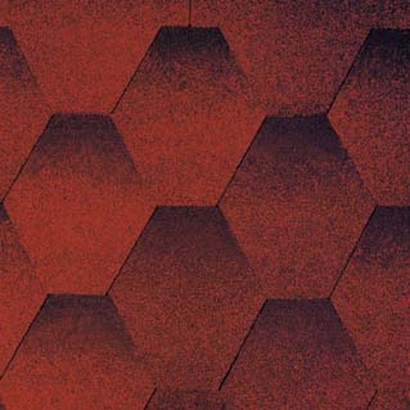 Гибкая черепица Tegola Nordland Нордик Коричневый с отливом