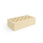 Кирпич лицевой НКЗ Слоновая кость гладкий одинарный