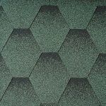 Гибкая черепица Tegola Nordland Нордик Зеленый с отливом