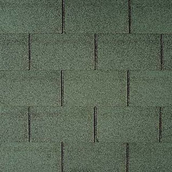 Гибкая черепица Tegola Nordland Классик Зеленый с отливом