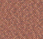 Гибкая черепица Shinglas Classic Quadrille Соната Красно-коричневый