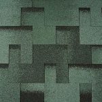 Гибкая черепица Tegola Nordland Альпин Зеленый с отливом