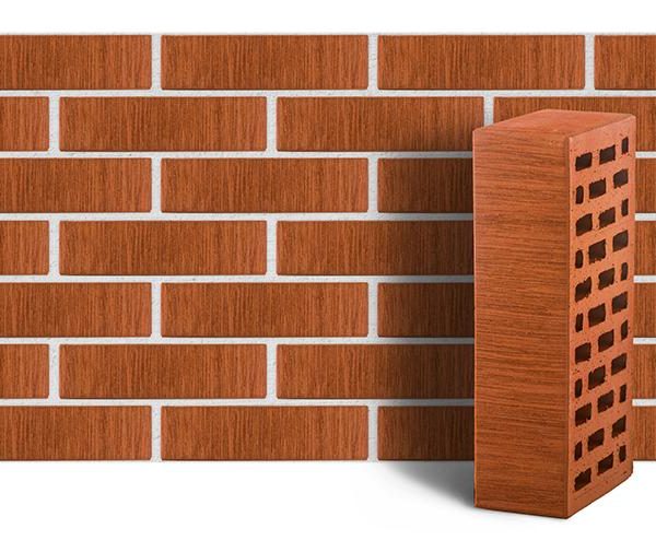 Кирпич лицевой ЛСР красный тростник одинарный