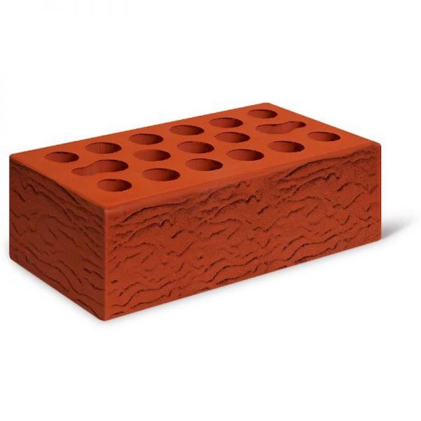 Кирпич лицевой Керма Красный Риф утолщенный