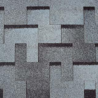 Гибкая черепица Tegola Nordland Альпин Серый с отливом