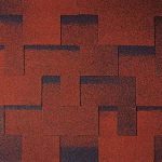 Гибкая черепица Tegola Nordland Альпин Красный с отливом