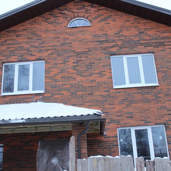 Кирпич лицевой ЛСР красный флэшинг одинарный