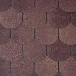 Гибкая черепица Tegola Nordland Антик Коричневый с отливом