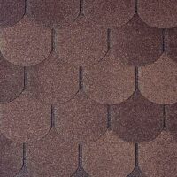 Гибкая черепица Tegola Nordland Антик Красный с отливом