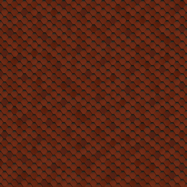 Гибкая черепица Shinglas Classic Quadrille Соната Красный