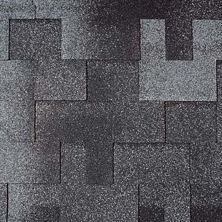 Гибкая черепица Tegola Nordland Альпин Черный с отливом