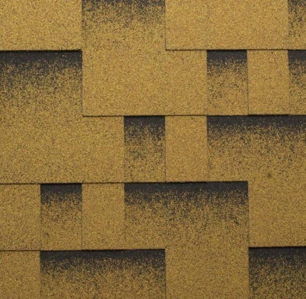 Гибкая черепица Katepal Super Rocky Золотой песок