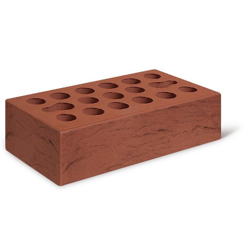 Кирпич лицевой Керма Бордо Риф одинарный