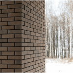 Кирпич лицевой BRAER Баварская кладка «Мокко» гладкий евро М-150