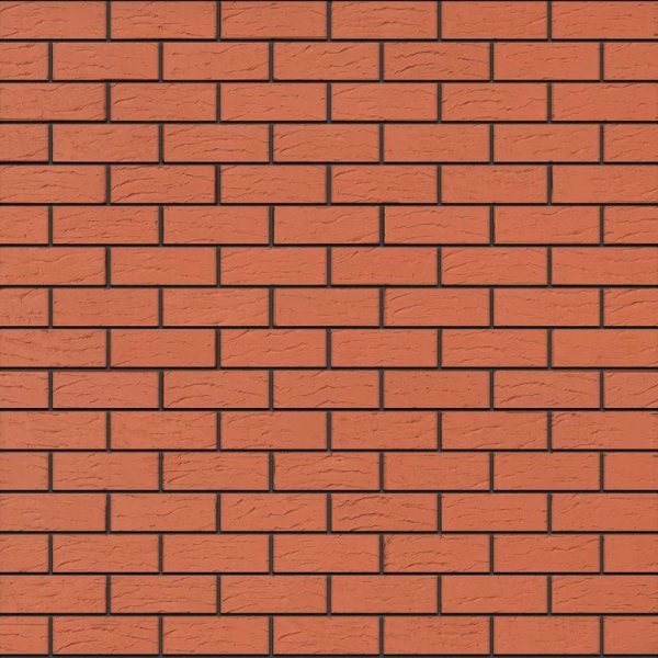 Кирпич лицевой BRAER Красный риф утолщенный