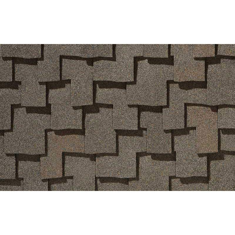 Гибкая черепица Certain Teed, Presidential Shake, ламинированный двухслойный шинглз. Charcoal Black