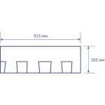 Гибкая черепица Certain Teed, Landmark, ламинированный двухслойный шинглз. Silver Birch
