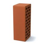 Кирпич лицевой BRAER Красный гладкий утолщенный