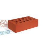 Кирпич лицевой Керма Красный гладкий одинарный