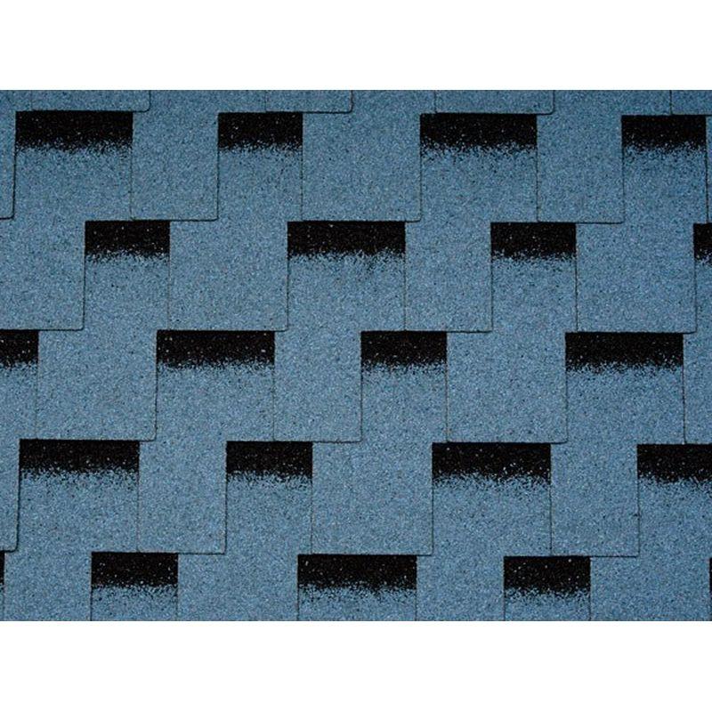 Гибкая черепица Icopal, Plano Claro прямоугольник, с тенью. Коричневый