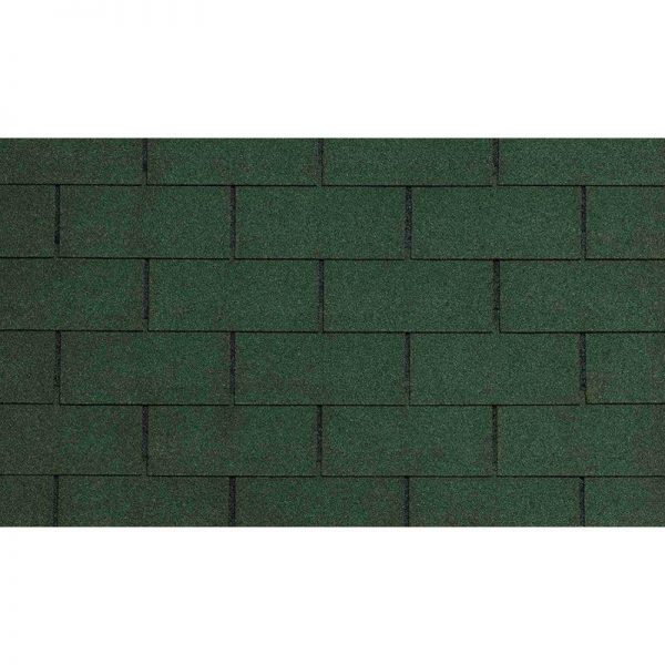 Гибкая черепица Certain Teed, СТ-20, трехлепестковый шинглз. Evergreen Blend