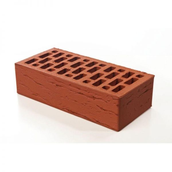 Кирпич лицевой BRAER Красный риф одинарный