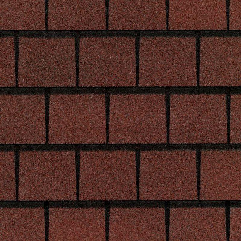 Гибкая битумная черепица GAF Slateline, Victorian red Гибкая битумная черепица GAF Slateline, Victorian red
