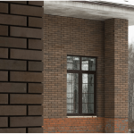 Кирпич лицевой BRAER Баварская кладка «Мокко» гладкий одинарный М-150