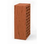 Кирпич лицевой BRAER Красный риф утолщенный