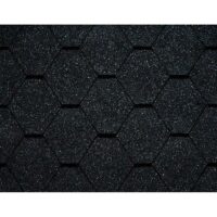 Гибкая черепица Icopal, Plano Natur шестигранник, без тени. Коричневый