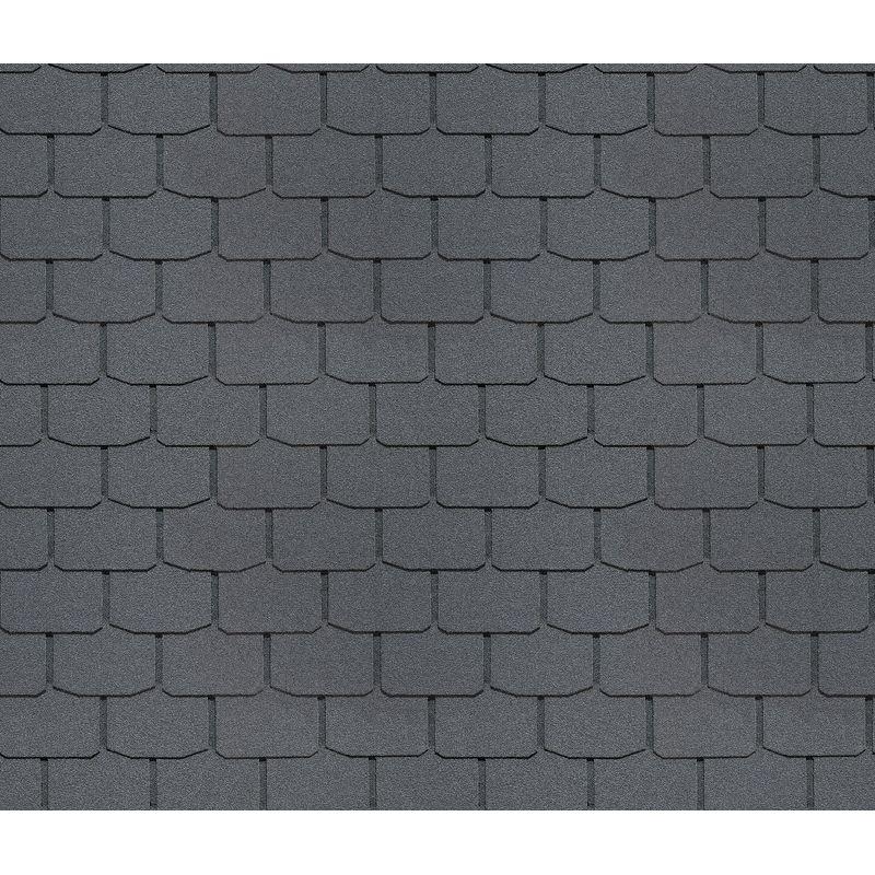 Гибкая черепица Icopal, Plano Antiquе шестигранник, пестрый. Коричневый