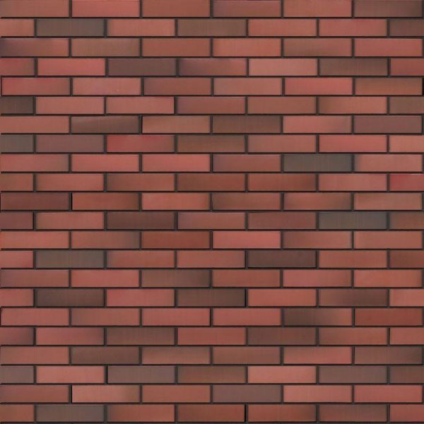 Кирпич лицевой BRAER Баварская кладка Бордо гладкий одинарный М-150
