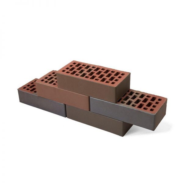 Кирпич лицевой BRAER Бордо Баварская кладка -1 гладкий одинарный М-150