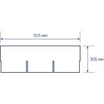 Гибкая черепица Certain Teed, СТ-20, трехлепестковый шинглз. Slate Gray