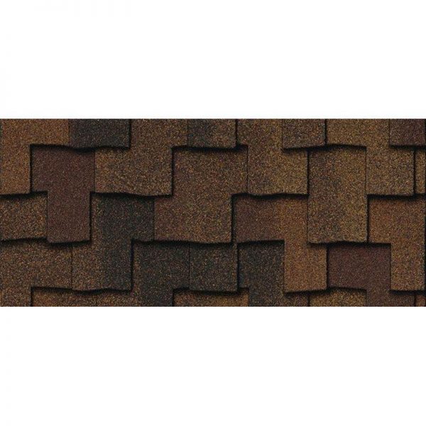 Гибкая черепица Certain Teed, Presidential Shake, ламинированный двухслойный шинглз. Aged Bark