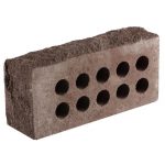 Кирпич облицовочный гиперпрессованный «Литос» М250 Ложок-Тычок Коричневый 230х100х65 мм 1 НФ