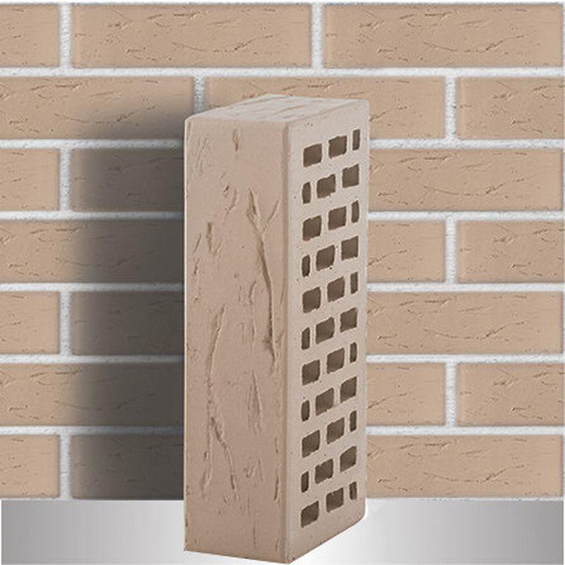 Кирпич облицовочный ЛСР, пшеничный, тростник, 1 НФ