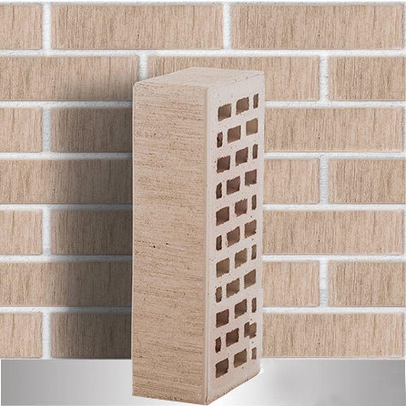 Кирпич облицовочный ЛСР, светло-серый, гладкий, 1НФ