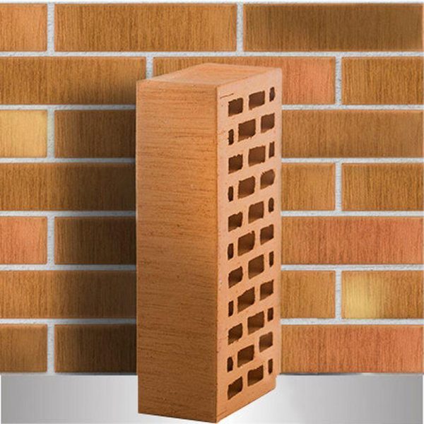 Кирпич облицовочный ЛСР, пшеничный флэшинг, Тростник, 1НФ