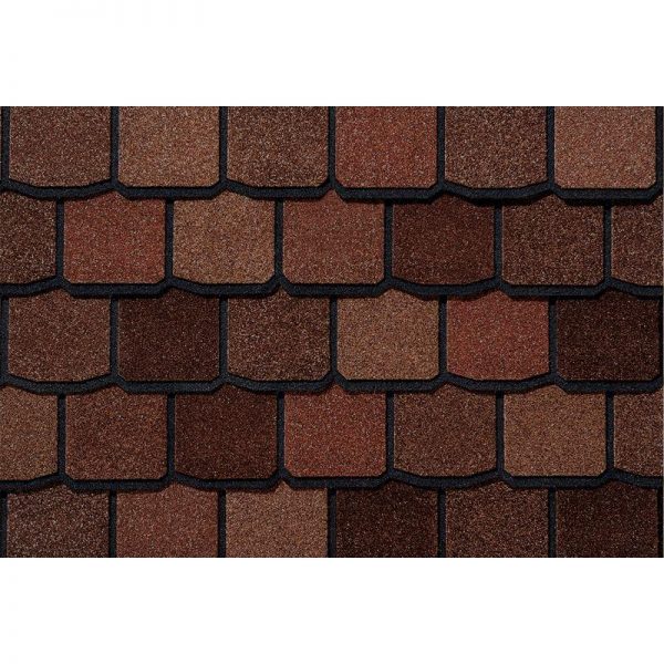 Гибкая черепица Certain Teed, Highland Slate, однослойный четырехлепестковый шинглз. Smokey Quartz