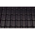 Керамическая рядовая черепица BRAAS Рубин 13V антрацит ангоб