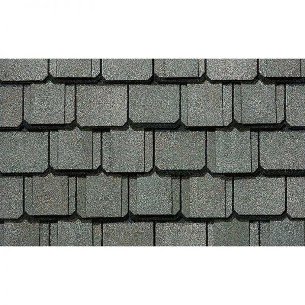 Гибкая черепица Certain Teed, Grand Manor, супер ламинированный трехслойный шинглз. Heirloom Silver