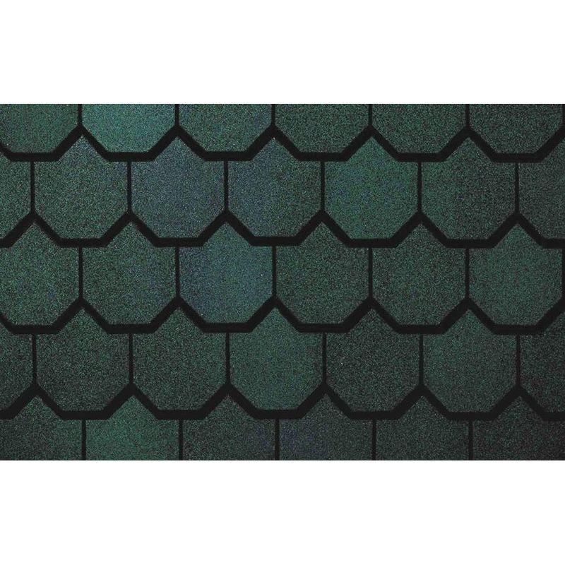 Гибкая черепица Certain Teed, Carriage House, супер ламинированный двухслойный шинглз. Stonegate Gray