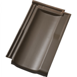 Черепица керамическая Jacobi Z7v тёмно-коричневый