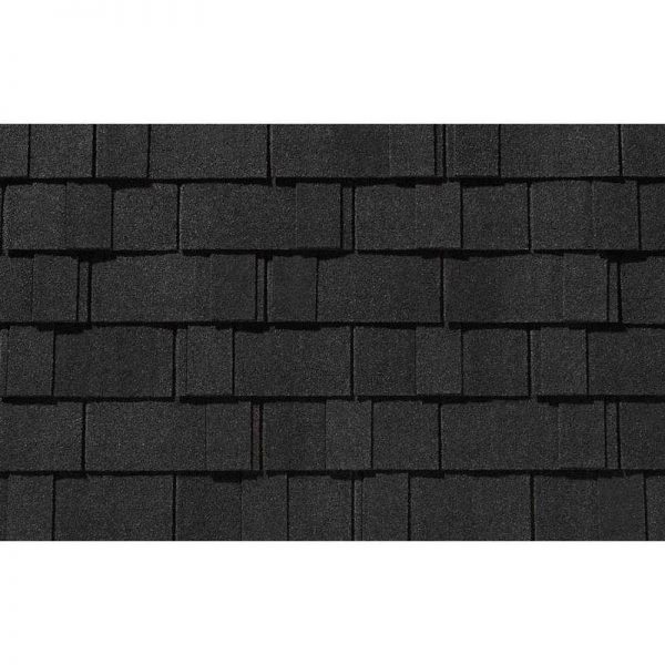 Гибкая черепица Certain Teed, Independence, ламинированный двухслойный шинглз. Charcoal Black