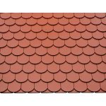 Керамическая рядовая черепица BRAAS Опал натуральный красный