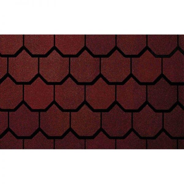 Гибкая черепица Certain Teed, Carriage House, супер ламинированный двухслойный шинглз. Georgian Brick